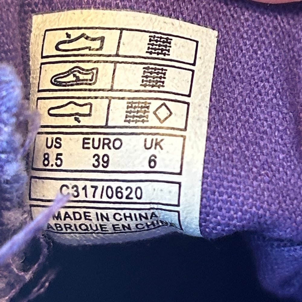 Rocket Dog Jokesae Aloe Cotton Striped Sneakers 8.5 Purple NWOT Casual Slip On - Picture 5 of 12